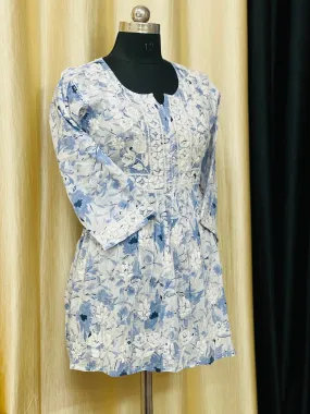 Short Chikankari Gowns