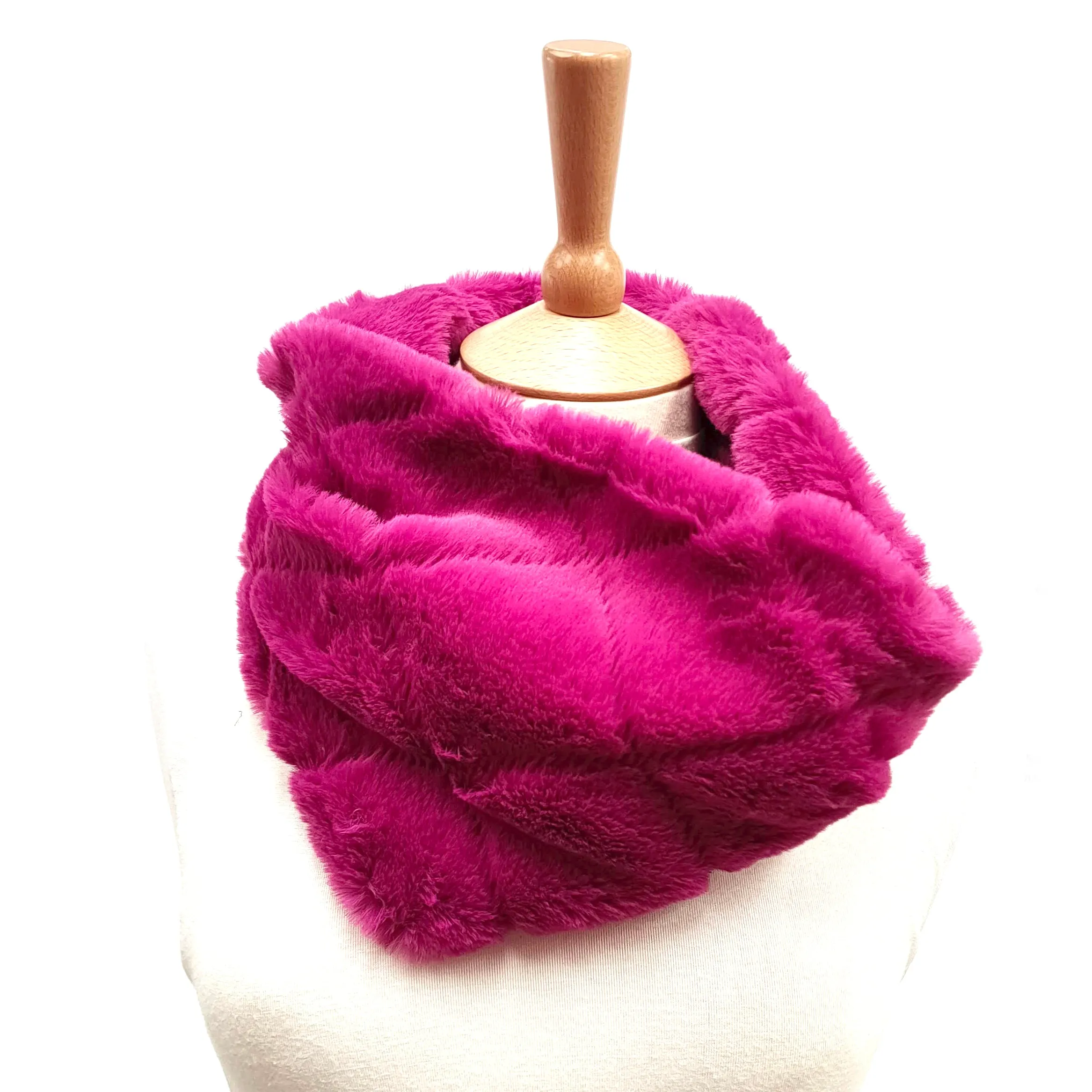 Sorio - Faux Fur Snood - Pink