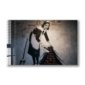 Sweep It Under The Carped  - Banksy