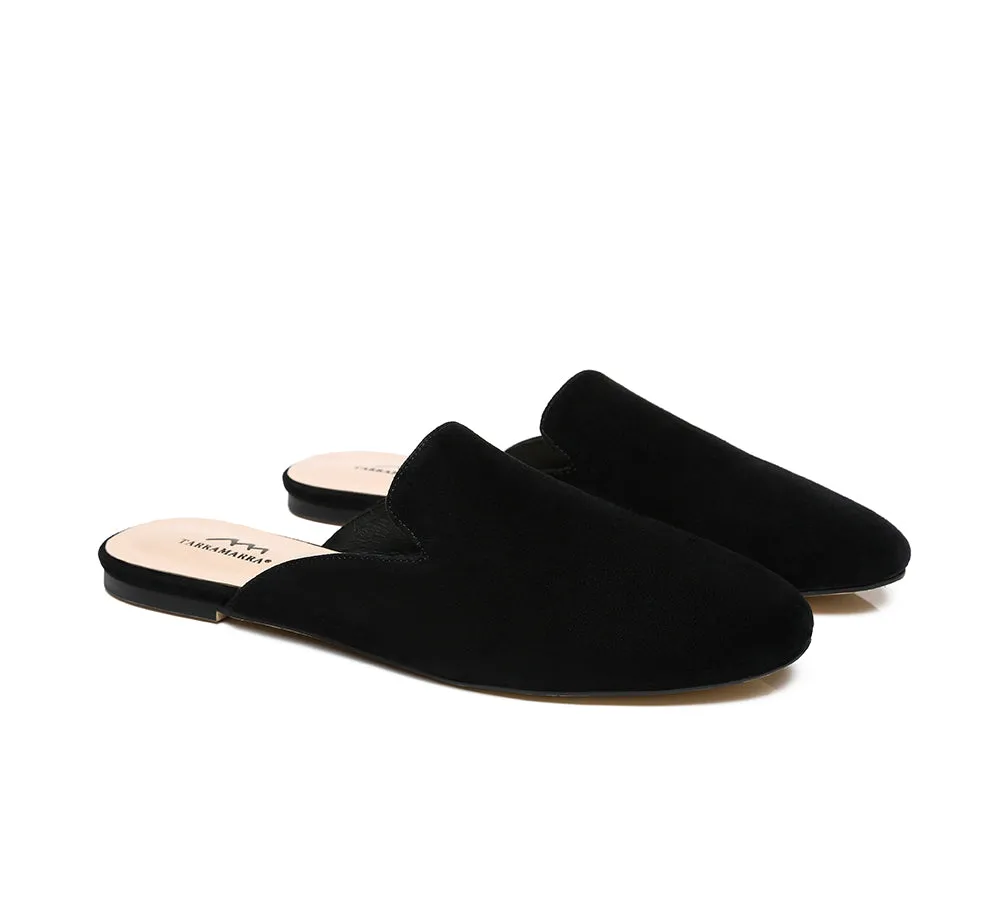 TARRAMARRA® Women Mule Black Flat Slides Taniya