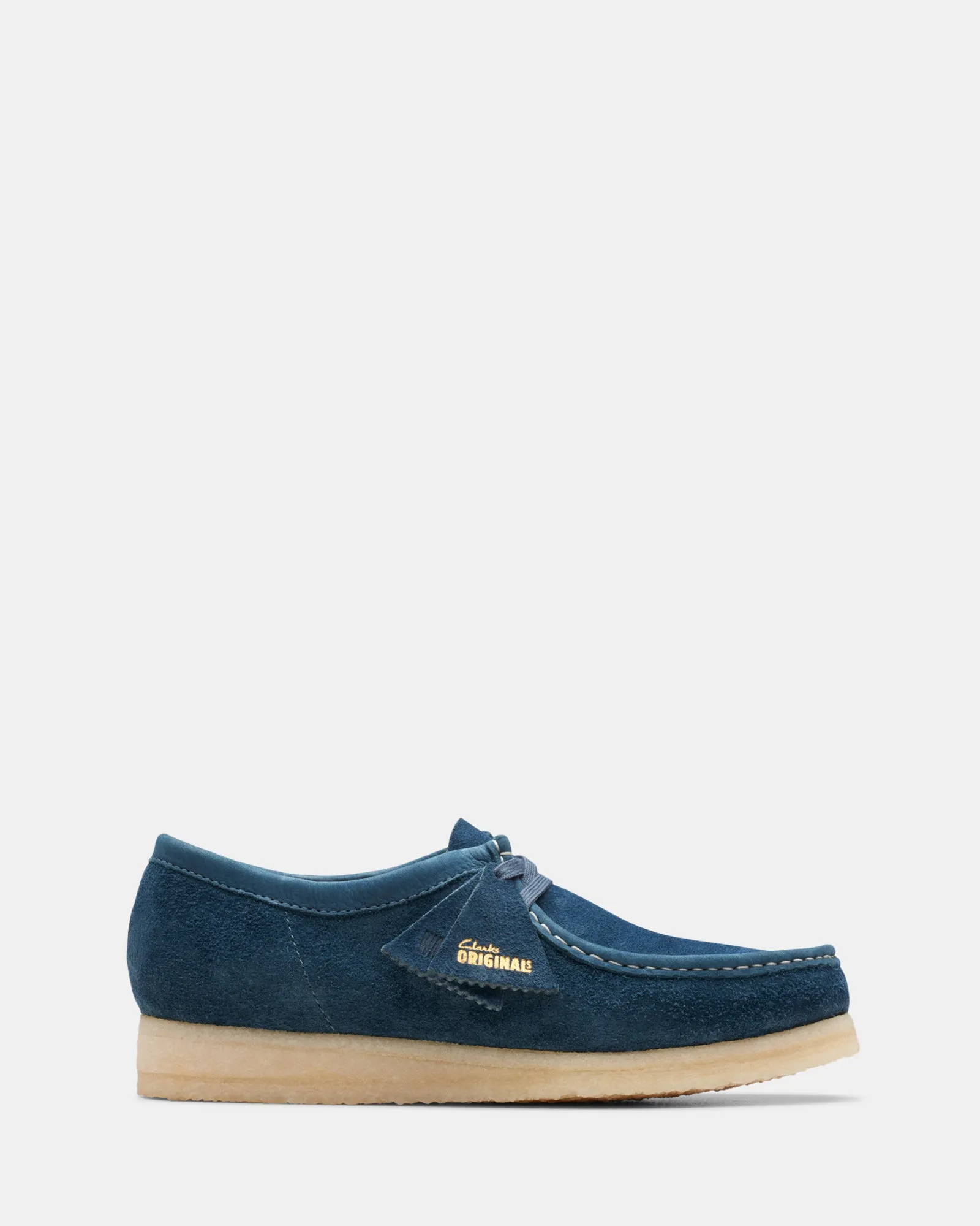 Wallabee (M) Navy/Teal Suede