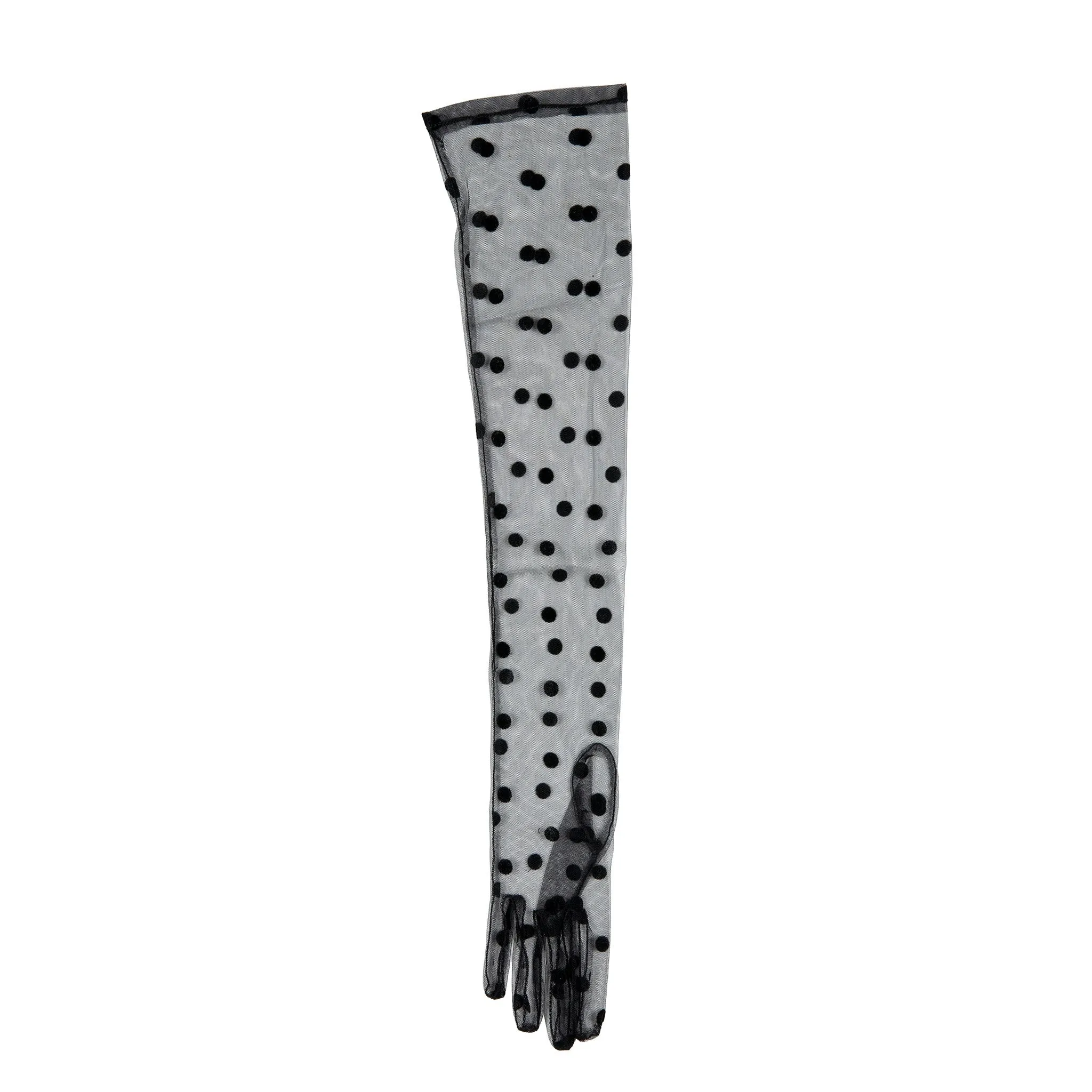 Women’s Long Opera Spotty Tulle Gloves