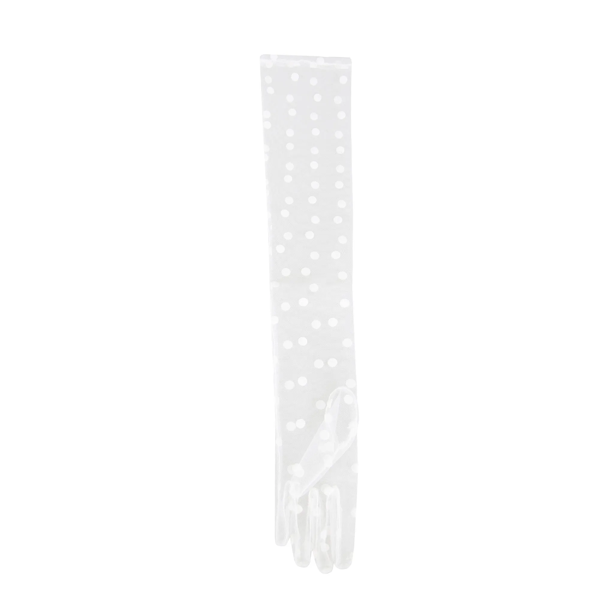 Women’s Long Opera Spotty Tulle Gloves