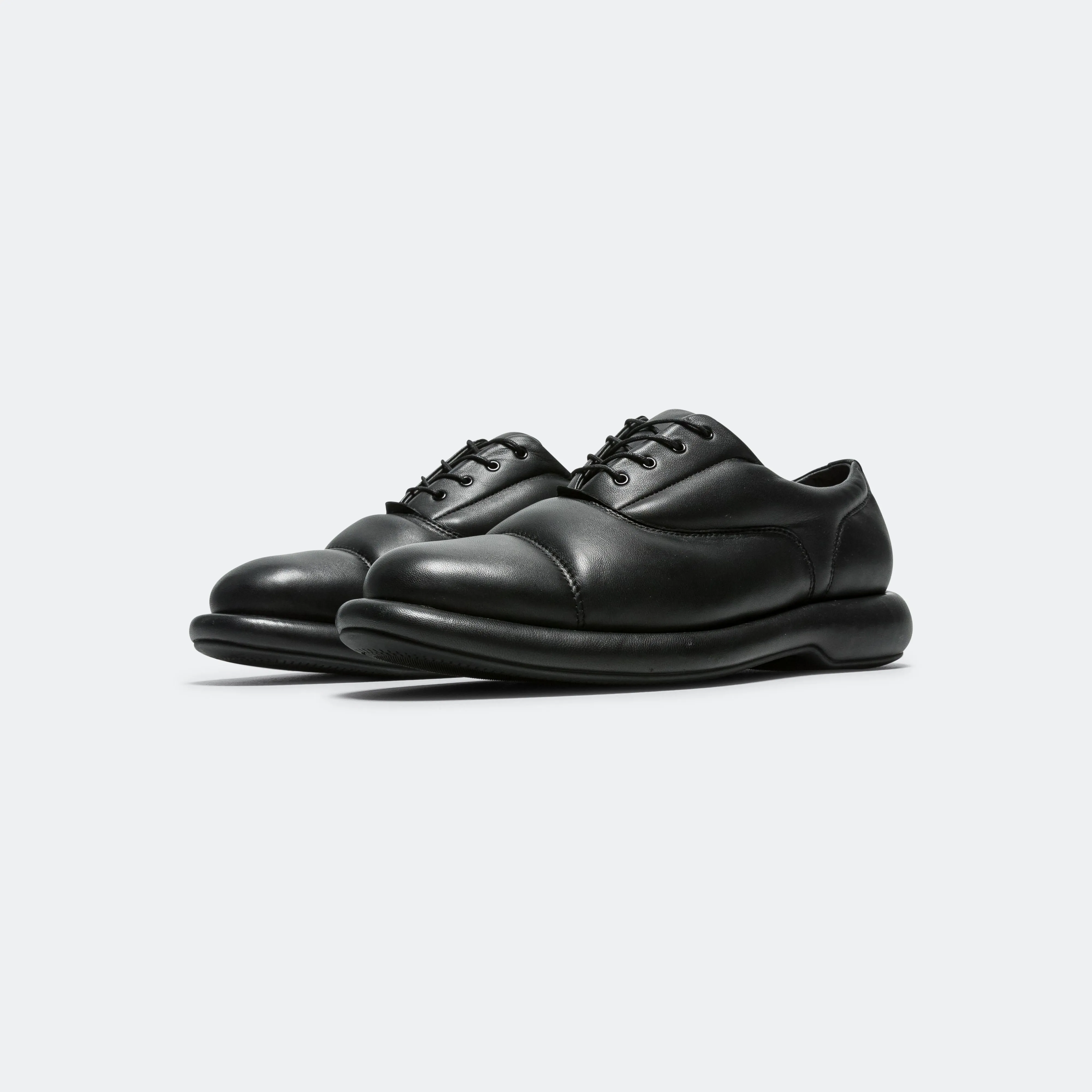 Womens Oxford 1 x Martine Rose - Black Leather