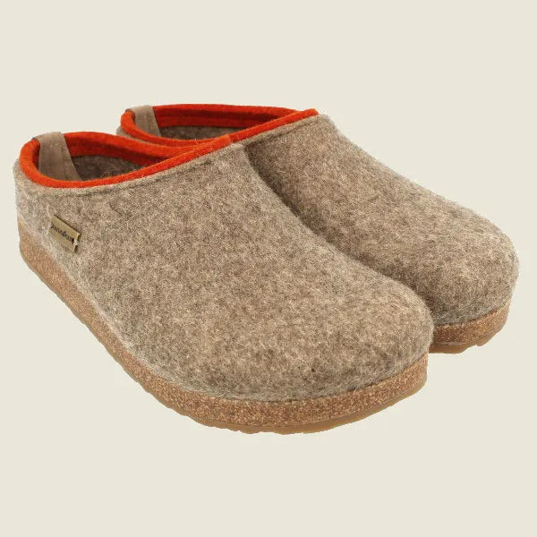 Wool Felt Clogs - Kris - Taupe (Adults 36-46)