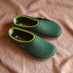 Wool Felt Clogs - Kris - Yew Green AW23 (Adults 46 only) *Last ones